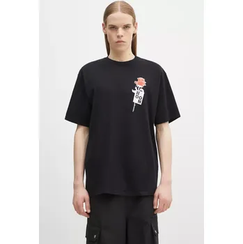 Pánské tričko Bavlněné tričko Undercover Tee, M, černá, 99X