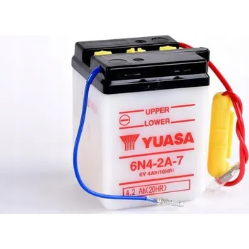 Motobaterie Standardní Akumulátor 6V 4Ah Yuasa 6N4-2A-7