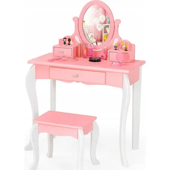 Toaletní stolek Dětský toaletní stolek Costway