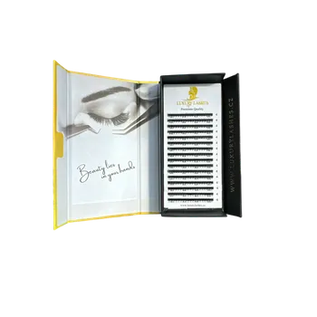 Péče o řasy a obočí Luxury Lashes 3D MINI LINE BOOK Zakřivení umělých řas: C, Délka umělých řas: 5 mm, Tloušťka řas: 007