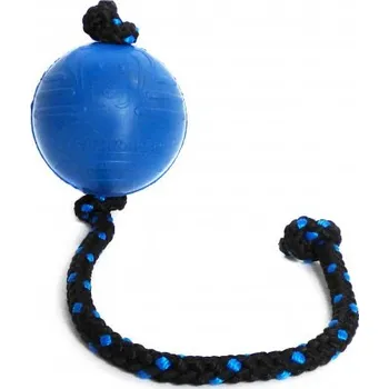 Hračka pro psa Dogballs míček s lanem 8cm Barva: Modrá