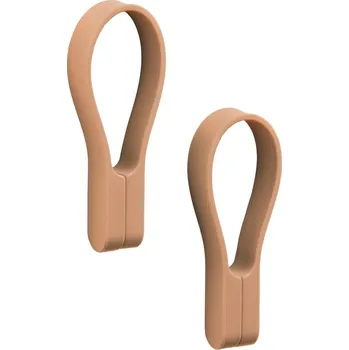 Věšák Béžové silikonové poutko 2 ks Loop – Zone ID_1753214