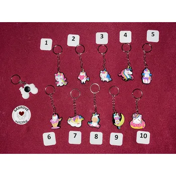 HandMade by VeJa Přívěšek na klíče (crocs) - unicorn