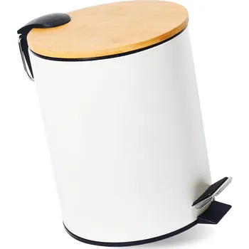 Odpadkový koš Odpadkový koš Interlook 5 l bílý, hnědý