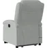 Masážní křeslo Zvedací masážní polohovací křeslo 3204311 světle šedé