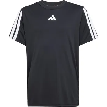 Chlapecké tričko Dětské Tričko s krátkým rukávem ADIDAS J TR-ES 3S TEE JJ1032 – Černá 128