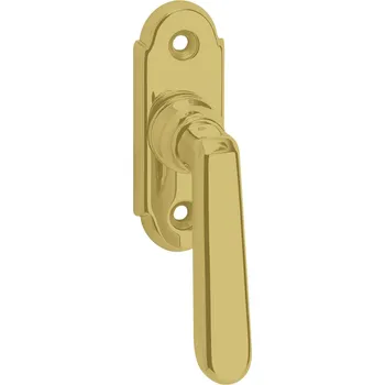 Okenní klika GRUNDMANN okenní klika ALT-WIEN 904 - viditelné šrouby, 7x35, mosaz leštěná