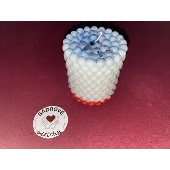 Svíčka HandMade by VeJa Svíčka - kuličková válec ll.