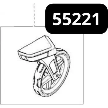 vozík za kolo Wheel wing left Thule 55221