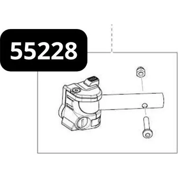 vozík za kolo Hitch horizontal attachment Thule 55228