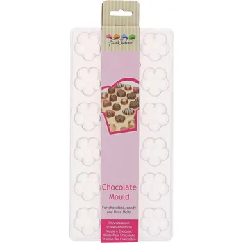 Nádobí FunCakes Polykarbonátová forma na čokoládu květiny
