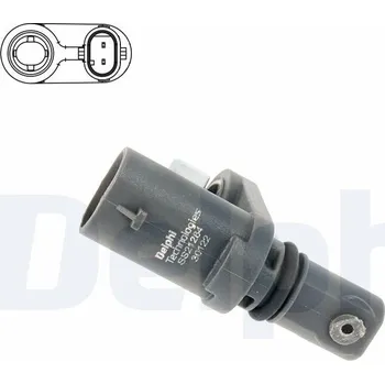 Přislušenství brzdového systému Snímač, počet otáček kol DELPHI SS21264-12B1