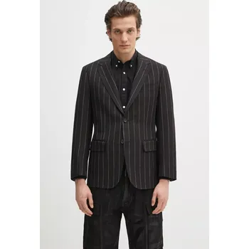 Dámské sako Vlněné sako Wacko Maria Single Breasted, XL, černá, 99X