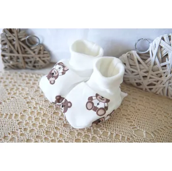 Capáčky AMÁLKA Bavlněné capáčky pro miminko, medvídci Velikost: 68-80