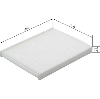 Kabinový filtr Filtr vzduchu v interiéru BOSCH 1 987 432 215