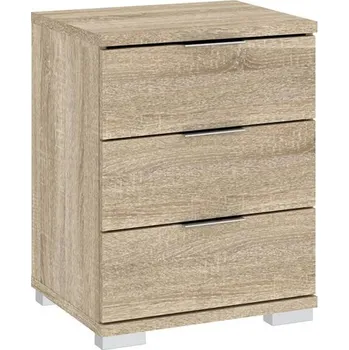 Komoda Nábytek PEGAS s.r.o. Komoda PRAHA 3S, Dub Sonoma