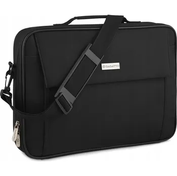 Taška na notebook 15,6" lehká velká taška do práce dámská pánská černá ZAGATTO