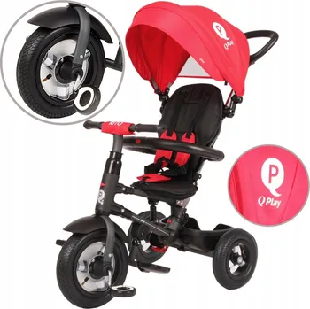 Dětská tříkolka Tříkolka Qplay Rito Air červená