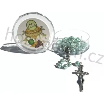Růženec Růženec k 1. svatému přijímání (modrý, s krabičkou)