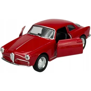 autíčko WELLY OLD TIMER 1954 ALFA ROMEO GIULIETTA ČERVENÁ 1:34 NOVÝ KOVOVÝ MODEL