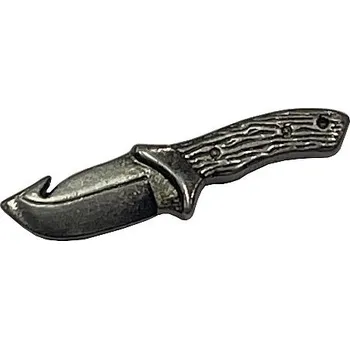 Brož Joker pin do klopy Skinning Knife Satin Old Silver