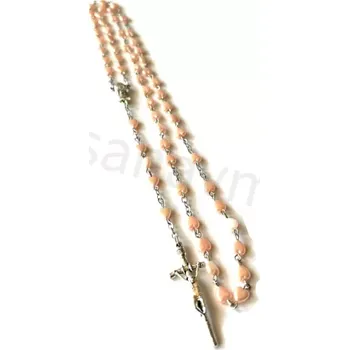 Růženec Růženec k 1. svatému přijímání (růžový, kalich, srdce)