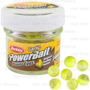 Nástraha Berkley jikry Power Bait Garlic Eggs Clear Yellow