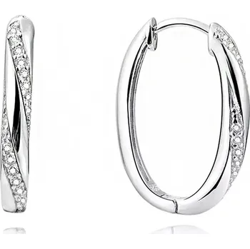 Náušnice Dámské stříbrné náušnice LAVERNE Ag 925