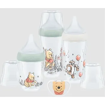 NUK Sada NUK Perfect Match Disney Medvídek Pú, béžová a mátová