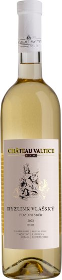 CHÂTEAU VALTICE Ryzlink vlašský pozdní sběr 2023 0,75l suché víno bílé víno