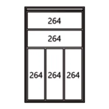 Příborník do zásuvky Strong příborník StrongMax 500, 3+2 barva: černá