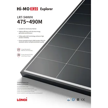 Longi Hi-MO X10 EXPLORER LR7-54HVH-485M
