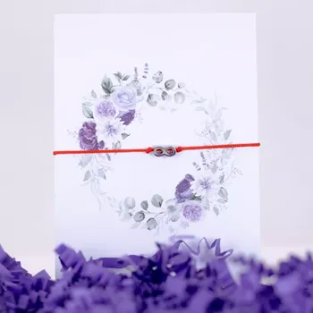 Náramek Provázkový náramek z oceli - NEKONEČNO MINI Rose Gold