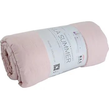 přikrývka B.E.S. Petrovice Letní přikrývka Summer pudrová, 140 x 200 cm, světle růžová