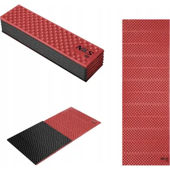 Karimatka Pohodlná karimatka na pláž pro kempování pod stan 182x60 Nils Camp červená