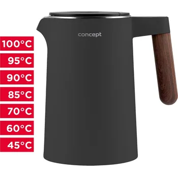 Rychlovarná konvice Rychlovarná konvice Concept RK3305 2200 W 1,5 l stříbrná/šedá