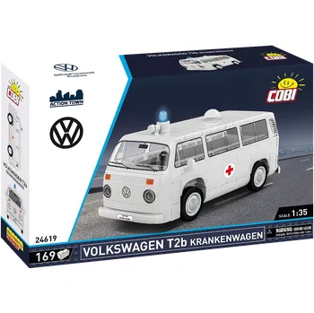 Stavebnice COBI Automobil Volkswagen T2 Sanitka COBI 24619 - Action Town 1:35