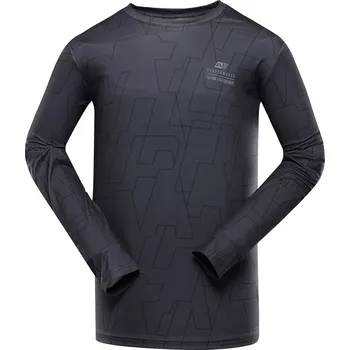 Alpine Pro Lous Pánské funkční triko s dlouhým rukávem MTSD858 tmavě šedá 5XL
