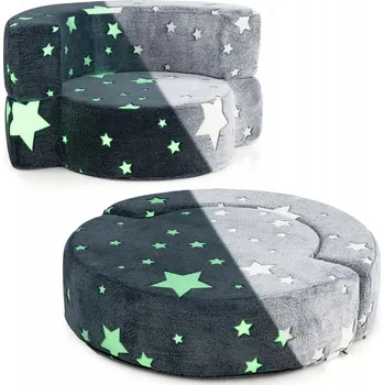 Taburet Taburet Costway šedý