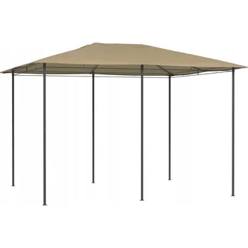 Zahradní stavba Altán 3x4x2,6 m, barva taupe (šedohnědá), 160 g/m2
