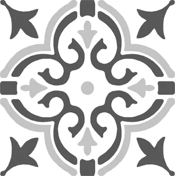 d-c-fix 274KT5064 Samolepicí podlahové PVC dlaždice D-C-Fix, motiv v šedé barvě, velikost 30,5 x 30,5 cm