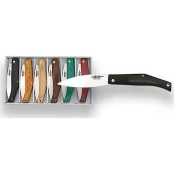 Bojový nůž Joker sada přívěsků Folding Knives Pressed Wooden Handle 6ks