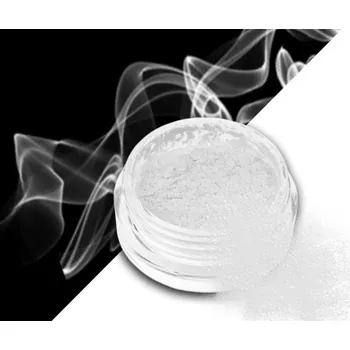 Umělé nehty Ráj nehtů Smoke pigment - Neon White
