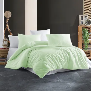 Povlečení Povlečení krep UNI 140x200, 70x90cm Zelené
