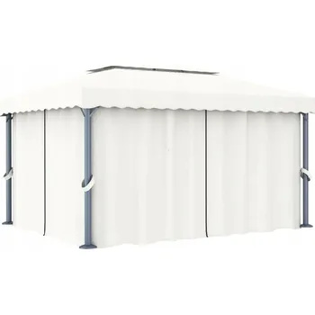 Zahradní stavba Stan VidaXL, 3 stěny, 3 x 4 x 2,64 m