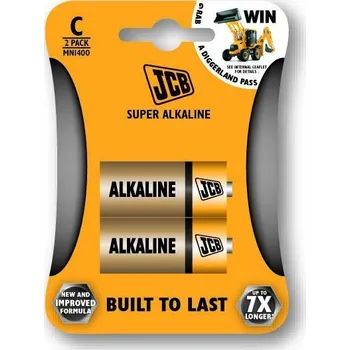 Článková baterie JCB SUPER alkalická baterie LR14, blistr 2 ks