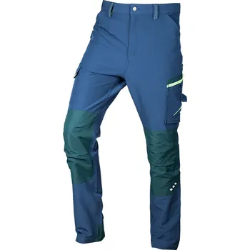 montérky NEO TOOLS Pracovní kalhoty Mix&Match, 4cestný streč, tmavě modro-zelené Velikost: S