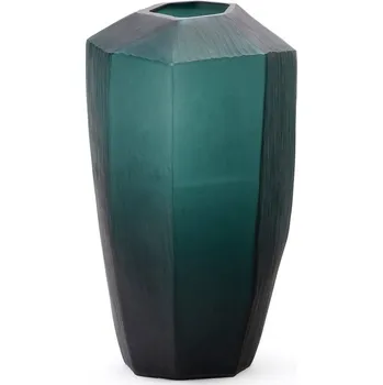 Váza Skleněná váza v petrolejové barvě (výška 45 cm) Geonix – Kave Home ID_1762412