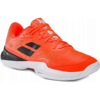 Pánská tenisová obuv Pánské tenisové boty Babolat Jet Mach 3 All Court, červeno-černé, velikost 42.5 (8.5 UK)