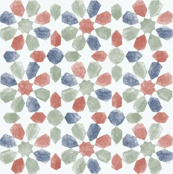 d-c-fix 274KT5073 Samolepicí podlahové PVC dlaždice D-C-Fix, motiv španělské listy, velikost 30,5x30,5 cm